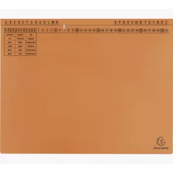 Exacompta 371109B Dosar de arhivare clasic - Carton - Portocaliu - 320 g/m² - 265 x 316 mm