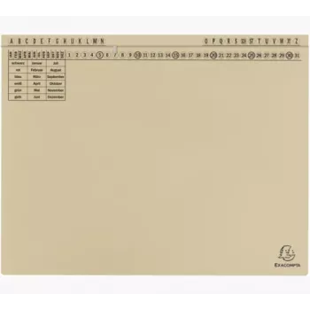 Exacompta 371122B Mapă de documente - Carton - 320 g/m² - A4 - Albastru - 1 bucată