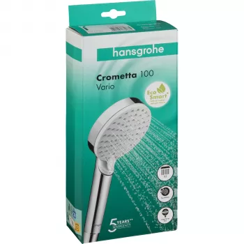 Duș de mână Hansgrohe Crometta Vario EcoSmart alb/crom