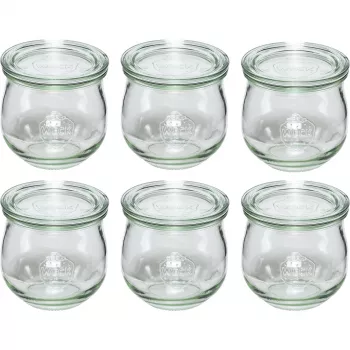 Borcan WECK Tulip 370ml set de 6