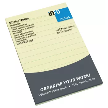 inFO Self-Stick Notes 5669-01-L Galben 1 bloc
