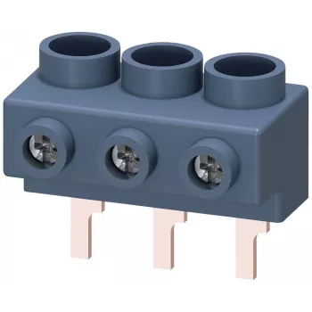 SIEMENS SIRIUS 3RV1915-5A Clemă de alimentare, 3 poli, conexiune cu șurub, 690 V, IP20