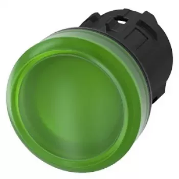 Siemens SIRIUS ACT 3SU1001-6AA40-0AA0 Lumină indicatoare LED verde 22mm rotundă 24V AC/DC conexiune cu șurub