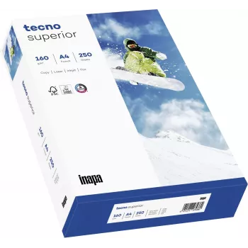 Papyrus Superior Tecno Hârtie de copiere A4 Alb 160 g/m² 250 coli