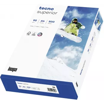 Papyrus Superior Tecno A4 90g Hârtie de copiere albă 500 coli