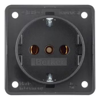 Priză Schuko Berker 941852505 antracit mat