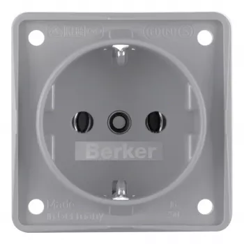 Priză Schuko Berker 941852506 gri mat