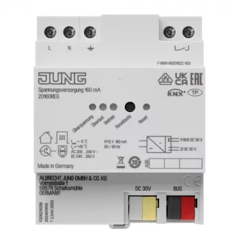 Sursă de alimentare JUNG KNX 160mA 20160REG șină DIN