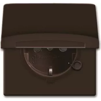 Busch-Jaeger 2064-0-0291 Priză Schuko CEE 7/3 2P+E IP44 maro 250V 16A montaj aparent