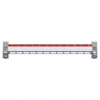 Striebel & John ZEP12 Patch Panel 12 module E-Dat fără Keystone 2CPX054072R9999