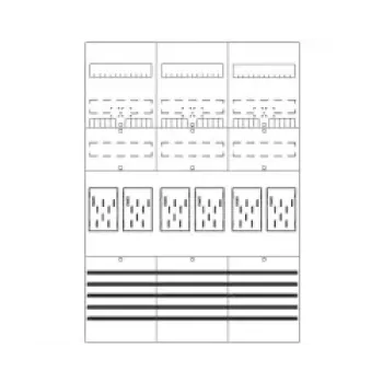 Panou de contor Striebel & John 7RE 6ZBF37B6 pre-cablat cu BKE-I 2CPX054079R9999