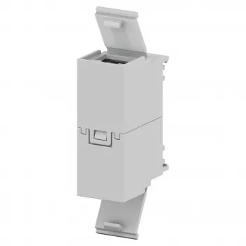 Striebel & John ZED45U Modul priză dublă RJ45, Cat.6, neecranat, alb pur