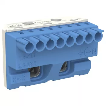 Bloc de borne neutru Striebel & John 8x4+2x25 mm² ZK82B