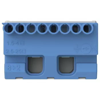Bloc de borne neutru Striebel & John 8x4+2x25 mm² ZK82B