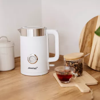 Steba WK 10 Bianco Water Kettle 1.7L 2200W White
