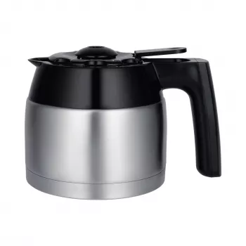 Steba KM F3 Thermo Filter Coffee Machine, 1.25 L, 1000 W, Stainless Steel/Black