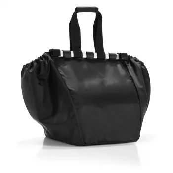 Reisenthel Easyshoppingbag negru - geantă de cumpărături 30L cu prindere pentru trolley