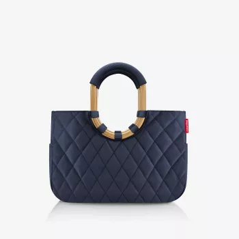 Coș de cumpărături Reisenthel loopshopper M Frame Rhombus Midnight Gold