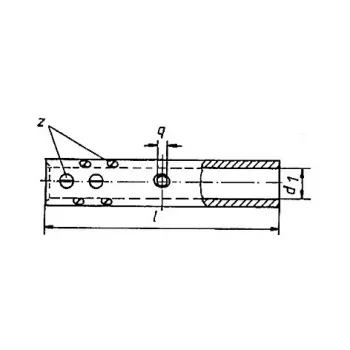Klauke conector tubular cu șurub 10 mm² 552R