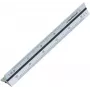 Riglă triunghiulară Rumold 10,0 cm argintiu