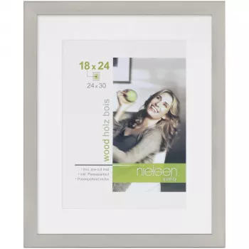 NIELSEN DESIGN Apollon Argintiu 24x30 Ramă foto din lemn