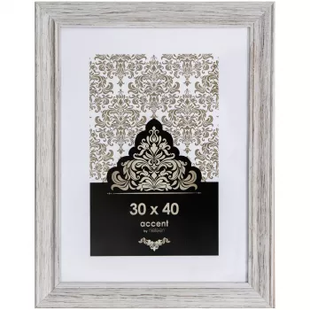 NIELSEN DESIGN Accent Vintage 30x40 Ramă foto din lemn alb 3231001
