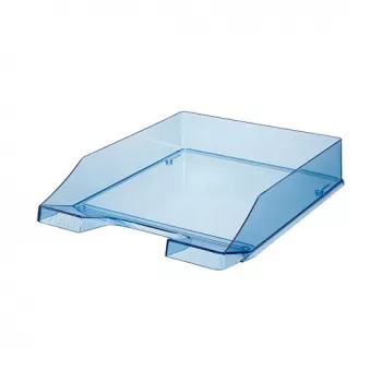 HAN Standard Letter Tray, C4, Blue Transparent (1026-X-26)