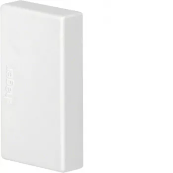 Hager LFF2003569016 End Cap Traffic White (RAL 9016) for tehalit.LFF Cable Trunking 20x35 mm