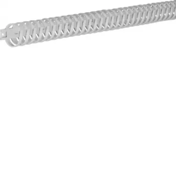 Canal flexibil de cablare Hager L2232, gri deschis, 30mm x 4,5mm x 500mm, autocolant, fără halogen