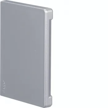 HAGER Piesă de capăt fără halogen BR 65x100mm lățime capac 80mm aluminiu lăcuit (BR651006LAN)