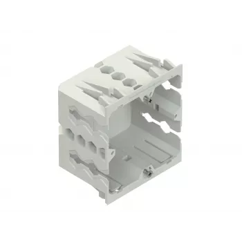 NIEDAX GDM 50-1 VW Device Installation Box 1-Gang Pure White RAL 9010 Polyamide 50mm