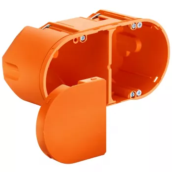 Kaiser Elektro 9062-94 Cutie electronică etanșă pentru perete gol, portocaliu, fără halogen