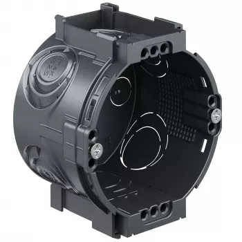 Kaiser Elektro UP1 Cutie de aparat îngropată 4x3 1056-05 cu cupole cu șurub și șuruburi de aparat