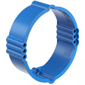 Inel de compensare tencuială Kaiser 24 mm îngropat cu 3 cupole cu șurub UP1