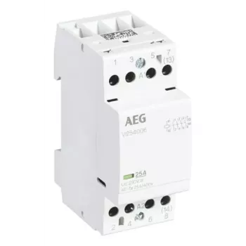BUSCH-JAEGER AEG Contactor de instalație VI254006230V 25A 4 NO 230V AC