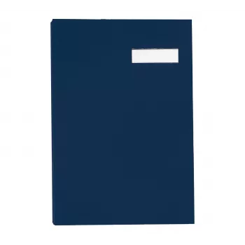 Mapă cu pârghie Pagna Classic A4 80 mm albastră cu copertă din material textil