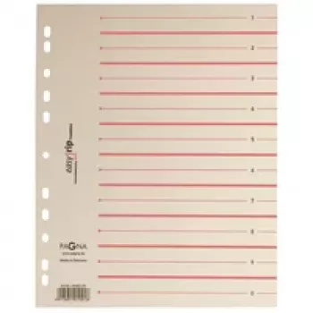 100 file despărțitoare PAGNA Easy Rip A4 bej