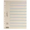Separatoare de index PAGNA Easy Rip A4 100 coli bej, carton perforat cu 4 găuri 160 g/m²