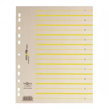 100 separatoare de documente PAGNA Easy Rip A4 bej