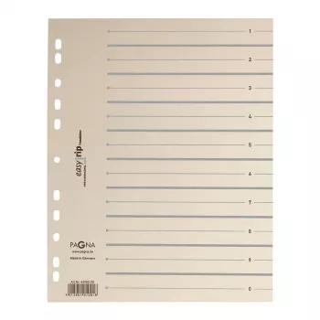 100 file despărțitoare Pagna Easy Rip A4 bej