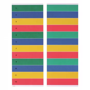 Mapă organizator Pagna 24141-01 A4, 12 compartimente, roșie