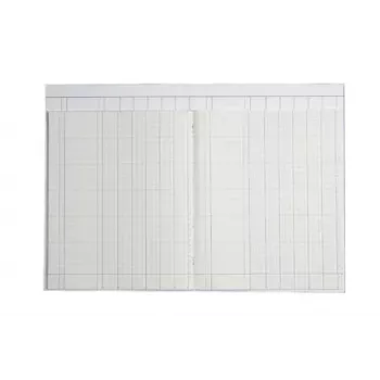 Registru pe coloane KOENIG & EBHARDT A4 6 coloane 32 rânduri 80 pagini cusut liniat verde