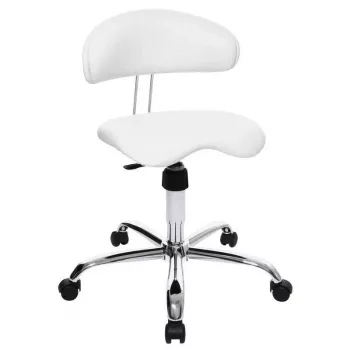 Taburet rotativ ergonomic TOPSTAR Sitness 40 alb ST290D16