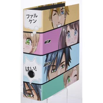 Mapă cu pârghie Falken Manga Faces 8,0 cm DIN A4