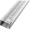 LICATEC Terminal F 2000 Wiring Duct 100x80mm Light Grey RAL 7035 Halogen-Free 7384-1