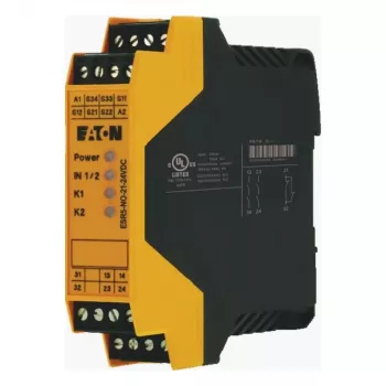 Releu de siguranță EATON ESR5-NO-21-24VDC oprire de urgență 24V DC 2NO+1NC șină DIN