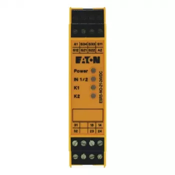 Releu de siguranță EATON ESR5-NO-21-24VDC oprire de urgență 24V DC 2NO+1NC șină DIN