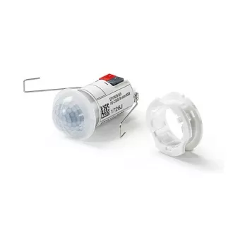 ESYLUX EP10426155 Detector de prezență de tavan wireless 360° 8m IP55 alb