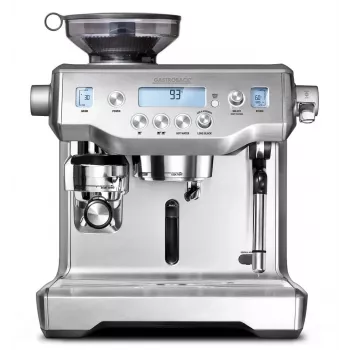 Espressor semiautomat Gastroback 42640 cu râșniță, 1600 W, oțel inoxidabil