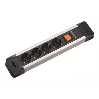 Prelungitor Bachmann CONNECT US - 4 prize, cablu 1,8 m, negru
